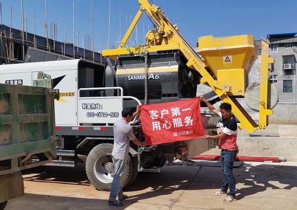 混凝土泵车 混凝土泵车